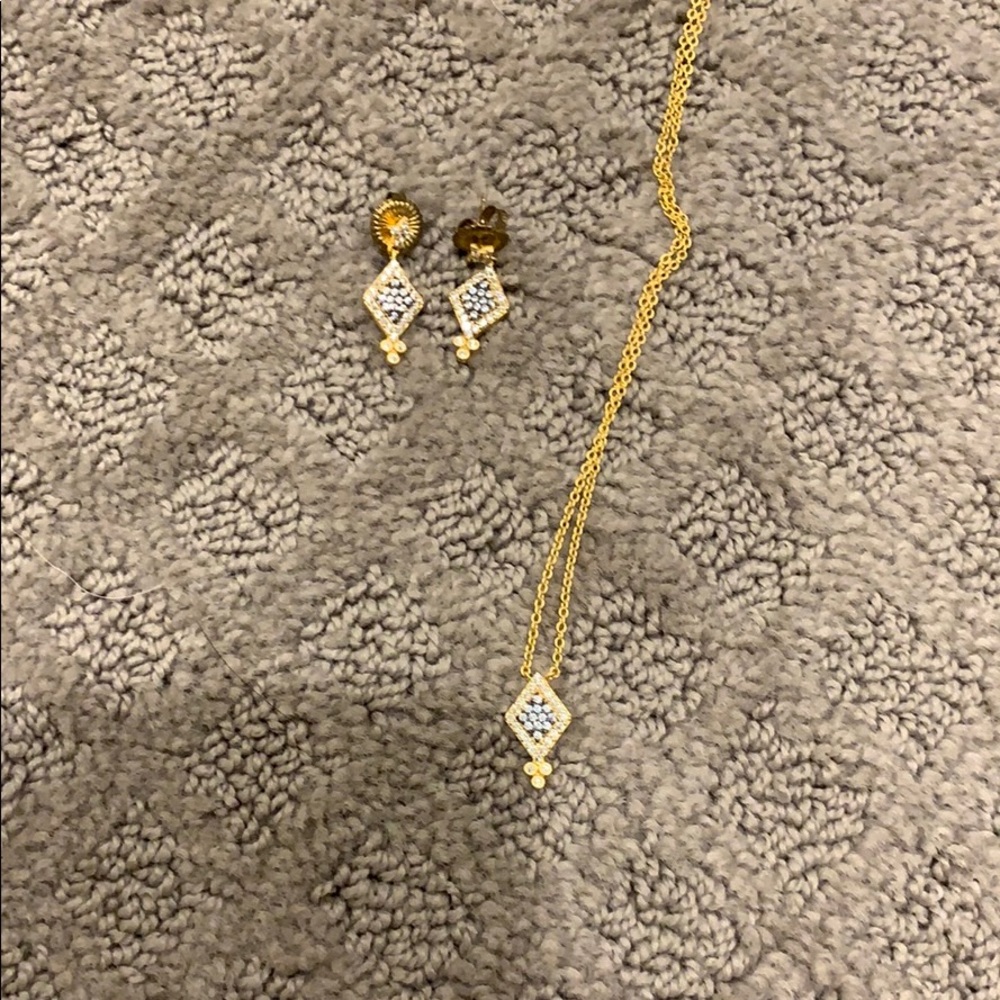 Freida rothman necklace earring set!